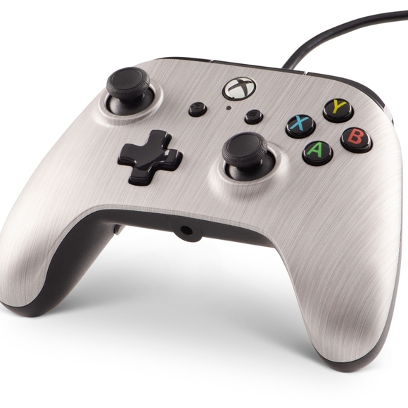 PowerA Enhanced Wired Controller for Xbox One and Windows 10 Brushed Aluminum - Picture 13 of 16